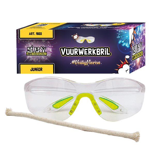 Vuurwerkbril Junior - veiligheid
