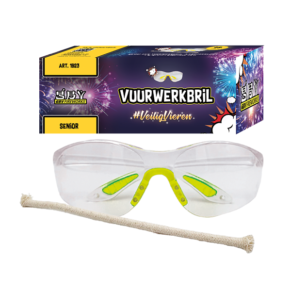 Vuurwerkbril Senior - veiligheid